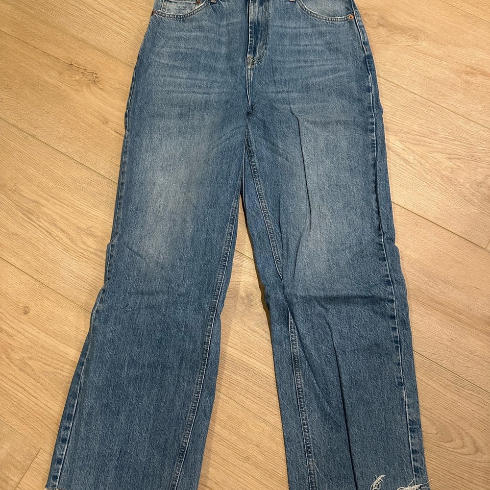 Topshop Blue Flare Women's Jeans